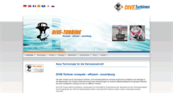 Desktop Screenshot of dive-turbine.de